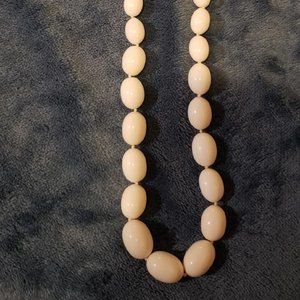 White Beaded Necklace